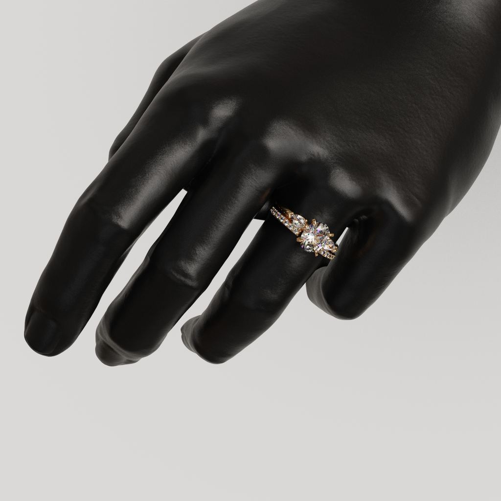 Anillo Alivine oro rosa 18K